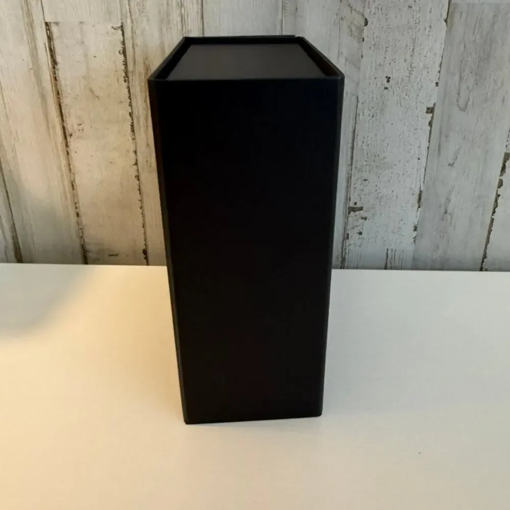 Versace Gift Box with Lid Black Gold Logo Luxury Packaging Storage Display